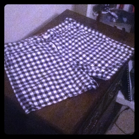 Adorable checkered shorts!