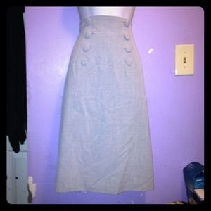 Grey pencil skirt