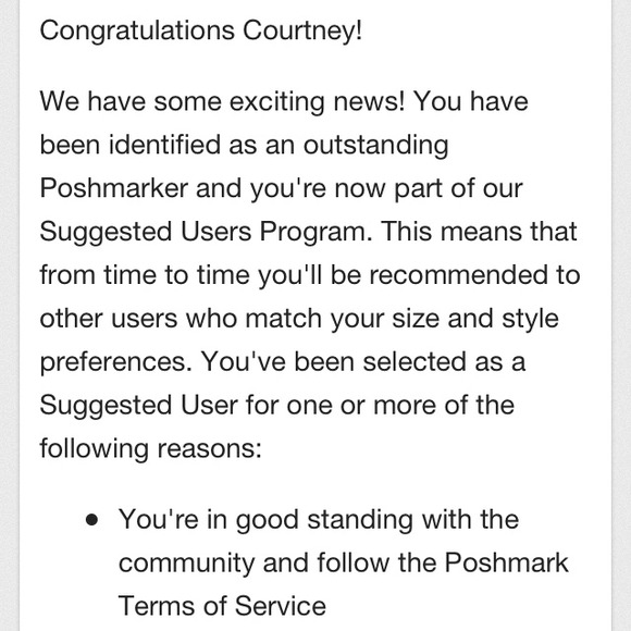 Shop with a trusted Poshmark Suggested User! - Picture 2 of 3