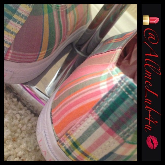 🚫SOLD🚫SALE/REDUCED! Ralph Lauren Plaid Shoes - Picture 4 of 4