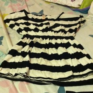 Black and white shirt