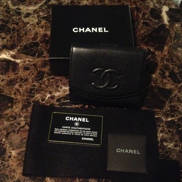 Chanel black wallet