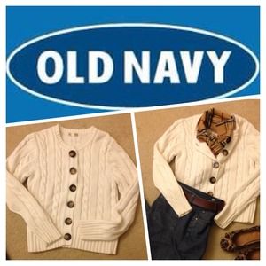 Old navy cable knit cardigan