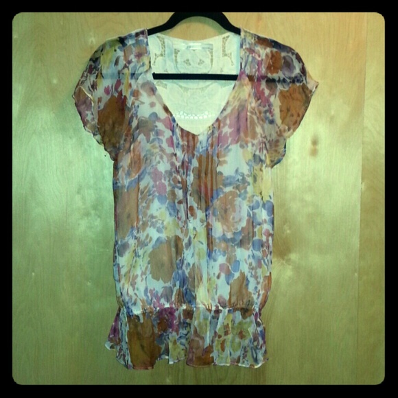 Floral top from Nordstrom