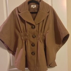 ***REDUCED!!!*** Jolt Camel Cape Coat Size XS/S