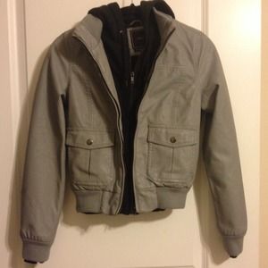 Obey Faux Leather Jacket