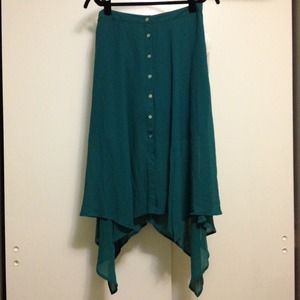 ❌SOLD❌Long green skirt