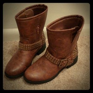 Bronze Studded Boots