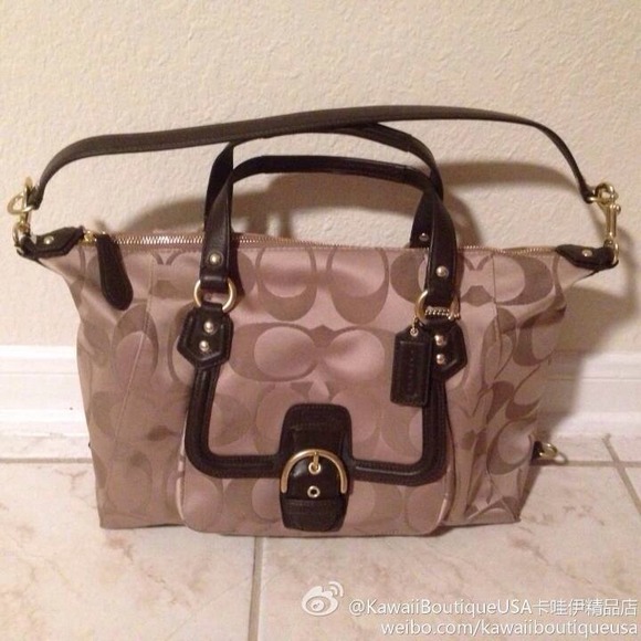 Coach Campbell satchel shoulder handbag💯Authentic - Picture 4 of 5