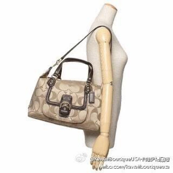 Coach Campbell satchel shoulder handbag💯Authentic - Picture 5 of 5