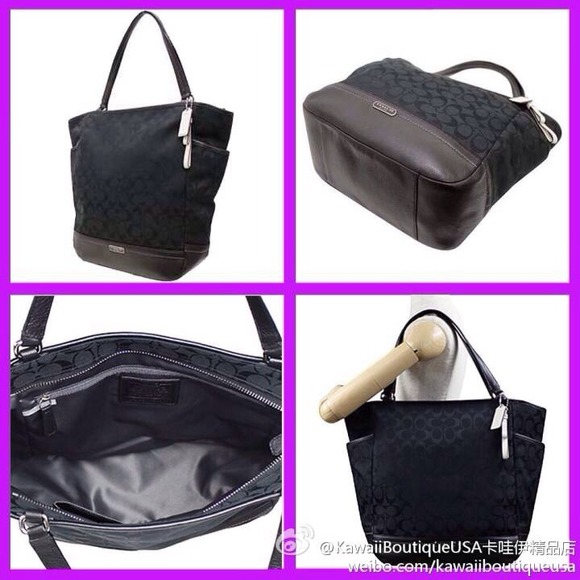 Coach park signature north/south tote💯Authentic - Picture 2 of 4