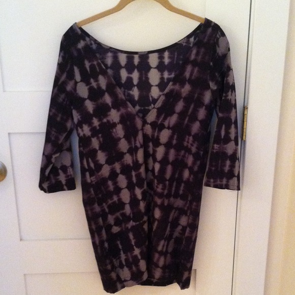 Piper - 3/4 Sleeve Tie-dye Dress. - Picture 3 of 3