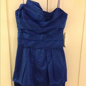 BCBG Royal Blue Cocktail Dress -Sz6- New With Tags