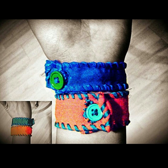 handmade fabric bracelets