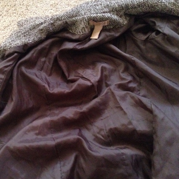 Brown tweed like dress coat - Picture 2 of 4