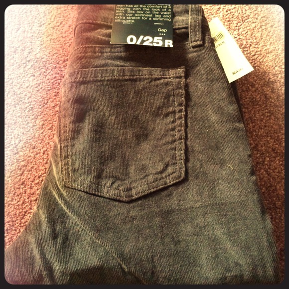 Gap super skinny corduroy pants