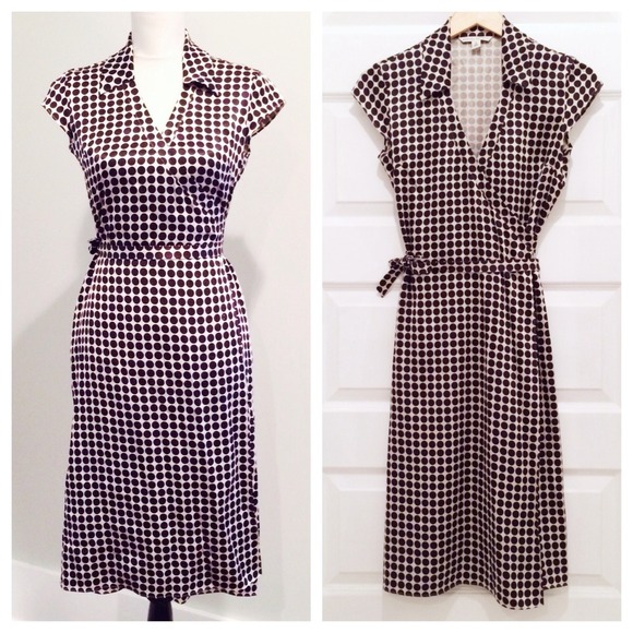 ::RESERVED:: Banana Republic Silk Polka Dot Dress