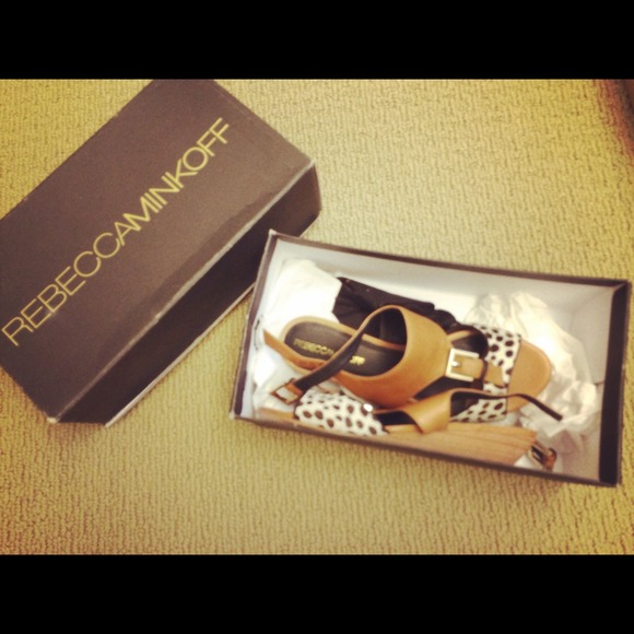 Reserved Rebecca mincoff low wedge open toe shoes - Picture 2 of 4