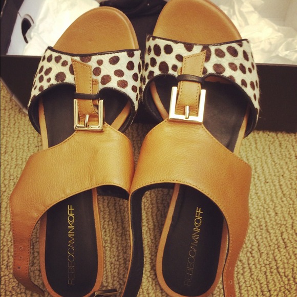 Reserved Rebecca mincoff low wedge open toe shoes - Picture 3 of 4