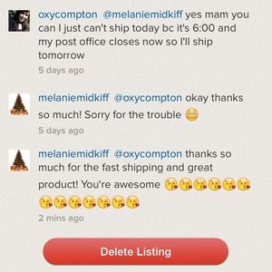 Proof of delivery of orders