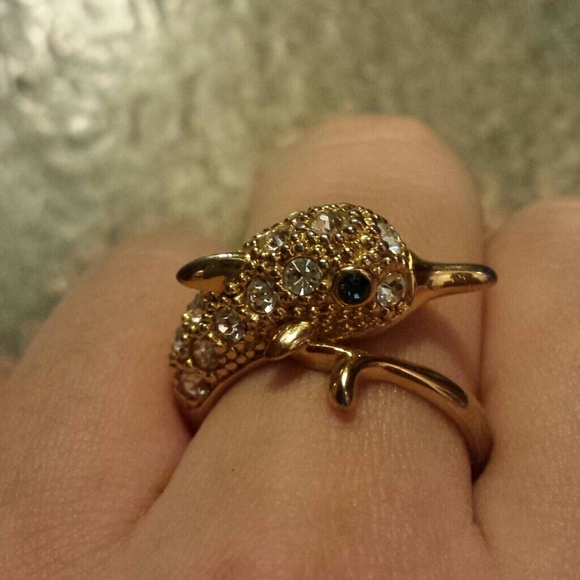 Gold dolphin ring! - Picture 3 of 3