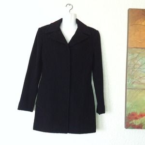 NINE WEST Black Peacoat