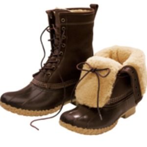 LL Bean winter boots- Fleece Lined
