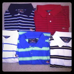 Bundle of 5 polo shirts
