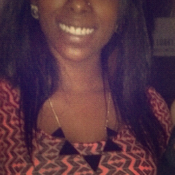 Black&Gold Triangle Spiked Necklace