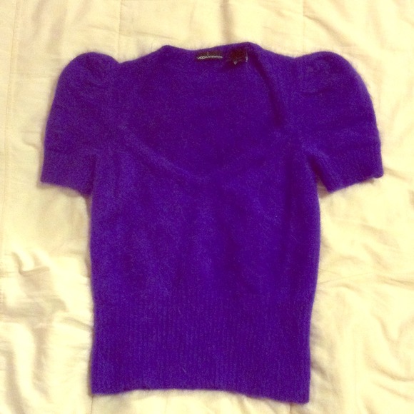 Small rabbit hair sweater.