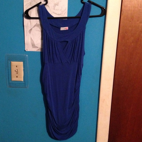 Sexy blue dress