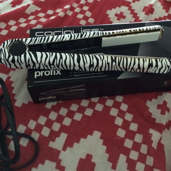 Zebra print Corioliss  flat iron