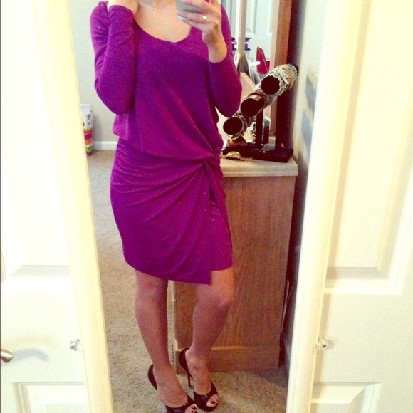 🚫SOLD 🚫 Halston heritage jewel purple dre