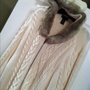 Lane Bryant cream colored thick sweater