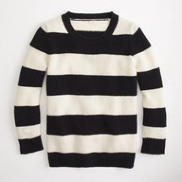 ❌TRADED❌J. Crew Stripe Lambswool Sweater