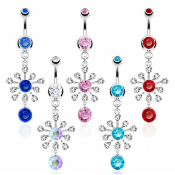 New sunburst belly rings