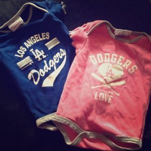 Los Angeles Dodgers onesies