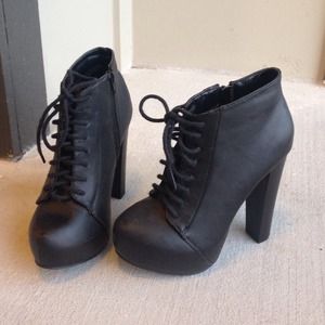 Black booties