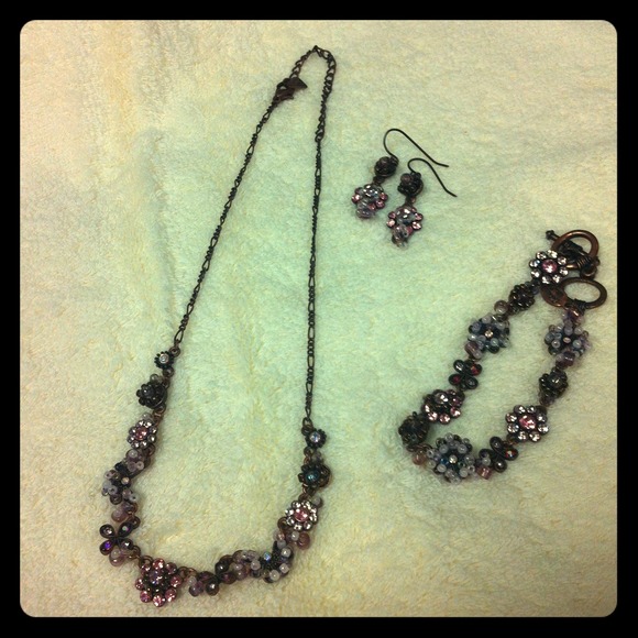 ✂REDUCED✂Cookie Lee Necklace, Bracelet & Earrings