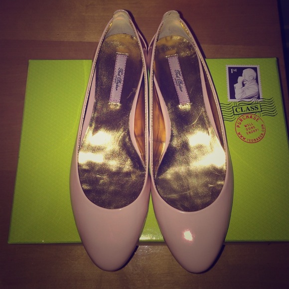 Ted Baker Carum 2 Ballet Flats Nude Size 6.5/37