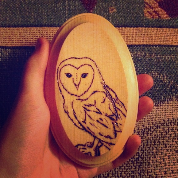 Wood burned art - Picture 1 of 1