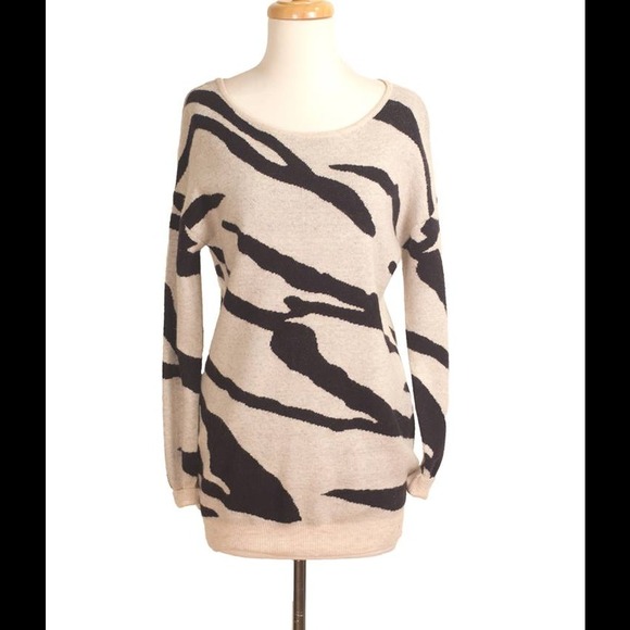 Zebra  stripe sweater