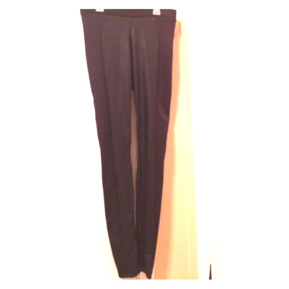 Skinny leather legging