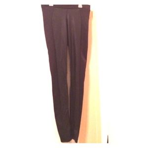 Skinny leather legging