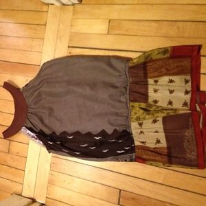 Unique  top or dress ! Depending on taste !