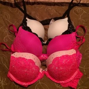 3 Victoria Secret Bras