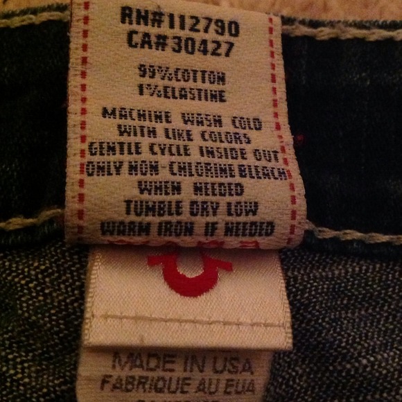 **AUTHENTIC** True Religion size 24 - Picture 3 of 4