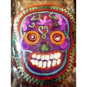 Embodied Day of the Dead skull Coin Purse