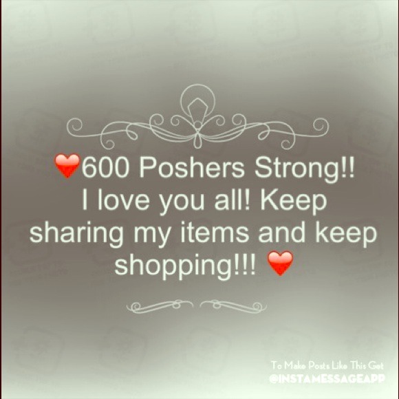 THANK YOU POSHERS!❤️ - Picture 1 of 1