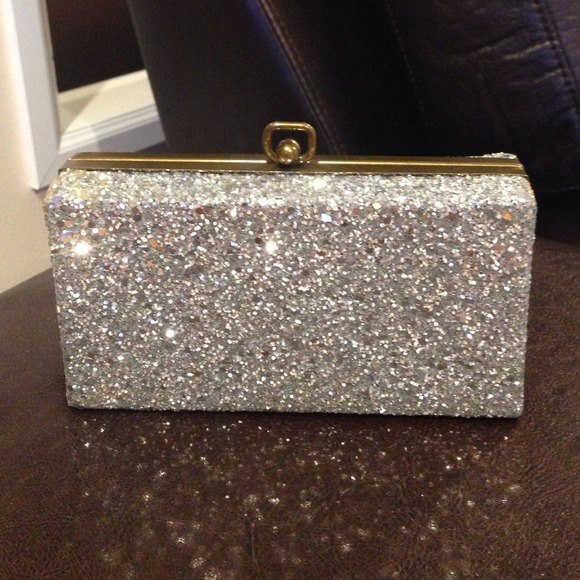 Sold!!!! J.crew sparkly clutch